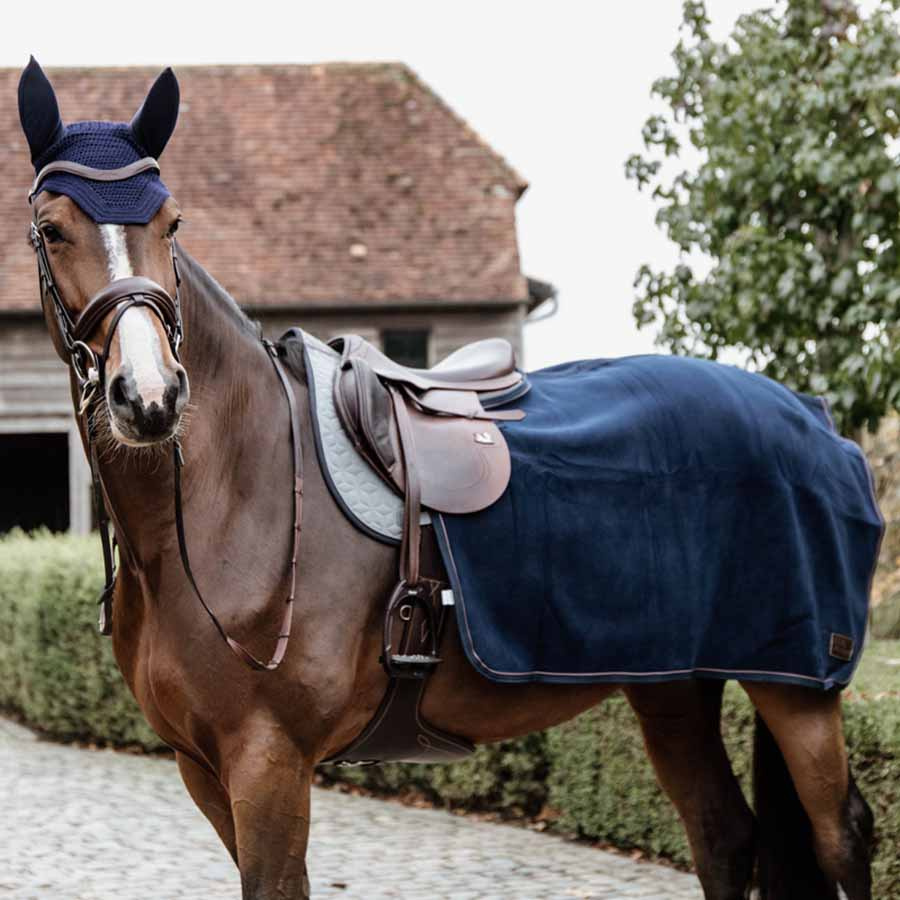 Quarter Rug Fleece Heavy Navy