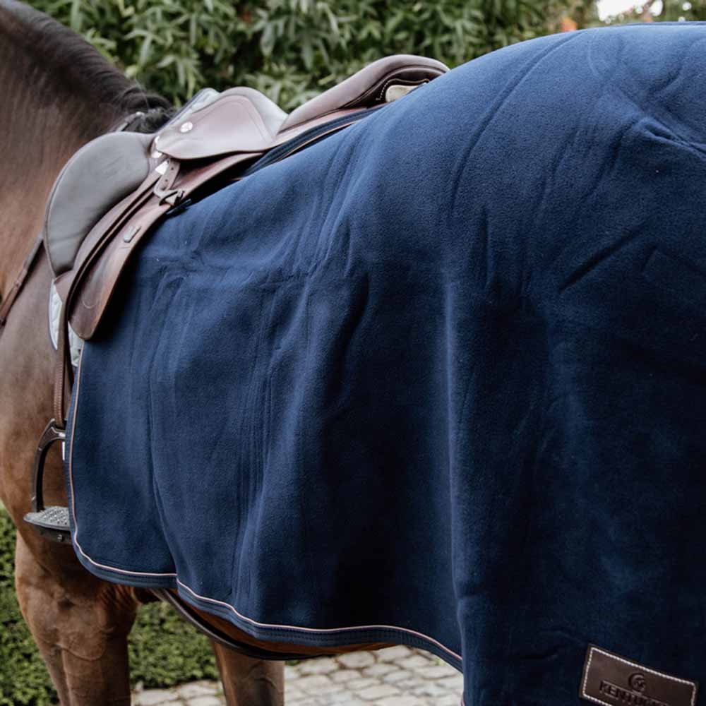 Quarter Rug Fleece Heavy Navy