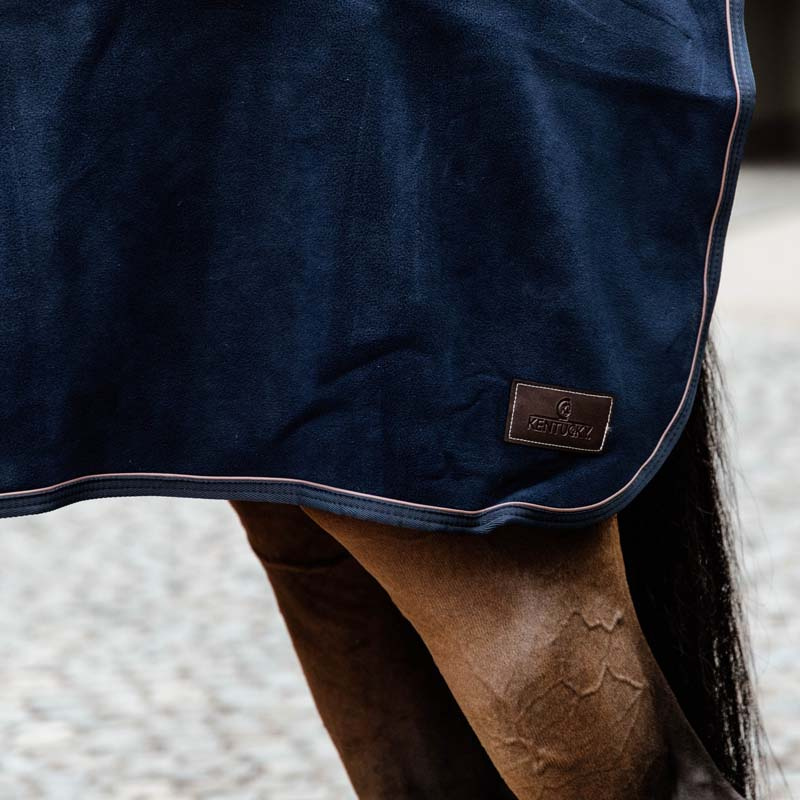 Quarter Rug Fleece Heavy Navy