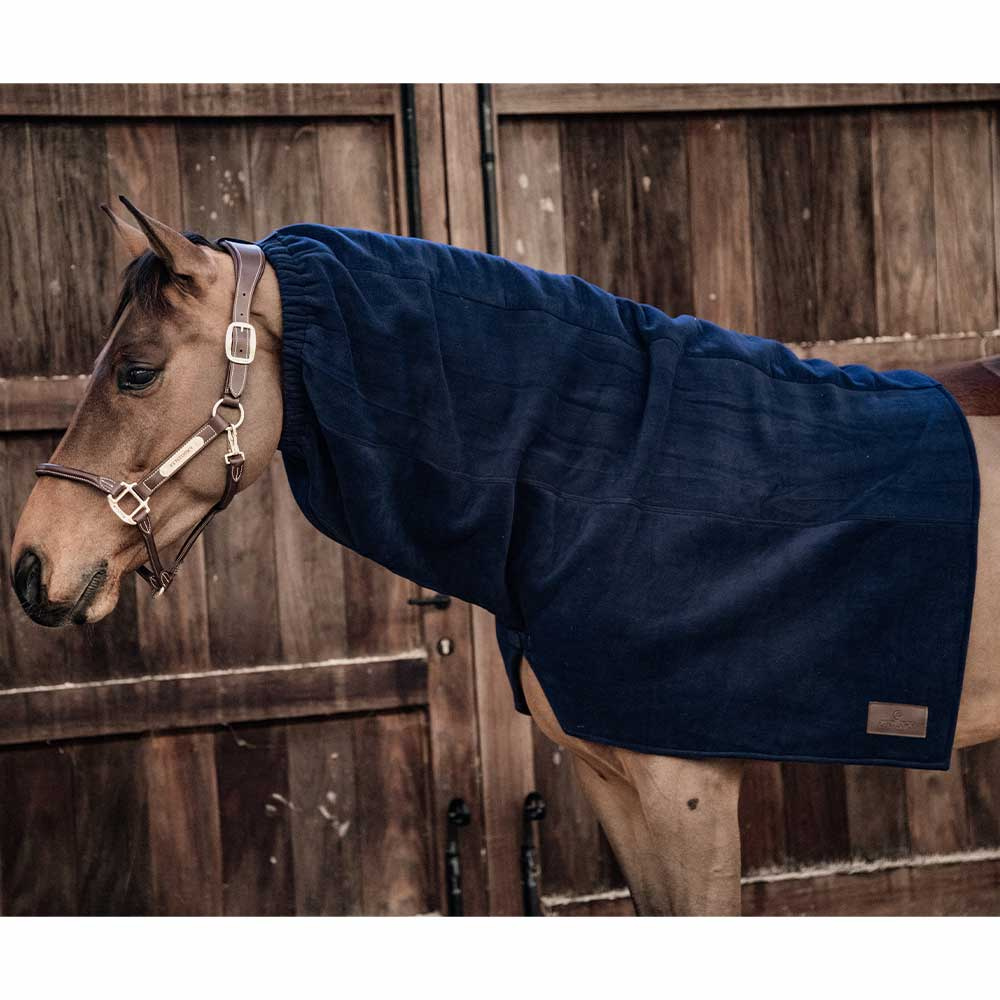 Cooler Fleece Scarf Heavy Navy Blue