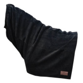 Cooler Fleece Scarf Heavy Black Cooler Fleece Scarf Heavy Black