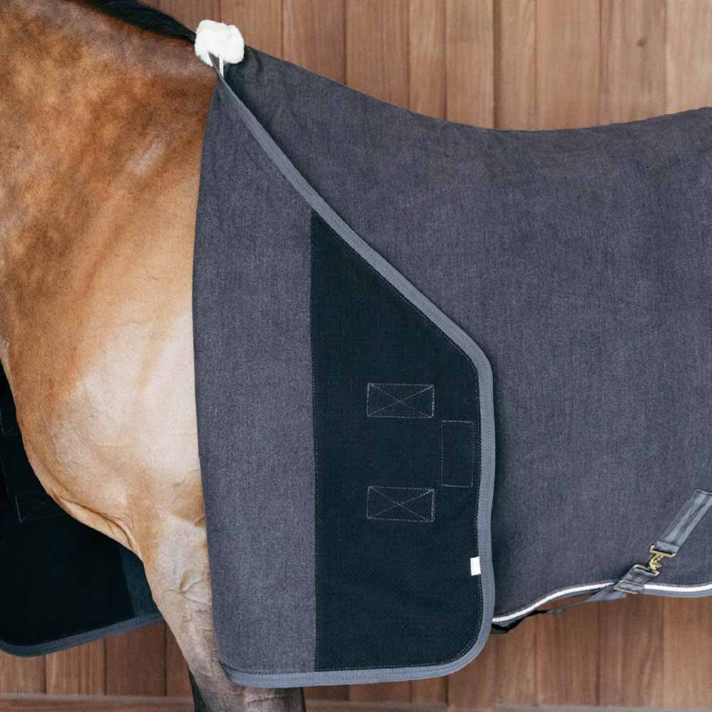 Fleece Rug Vegan Wool Grey