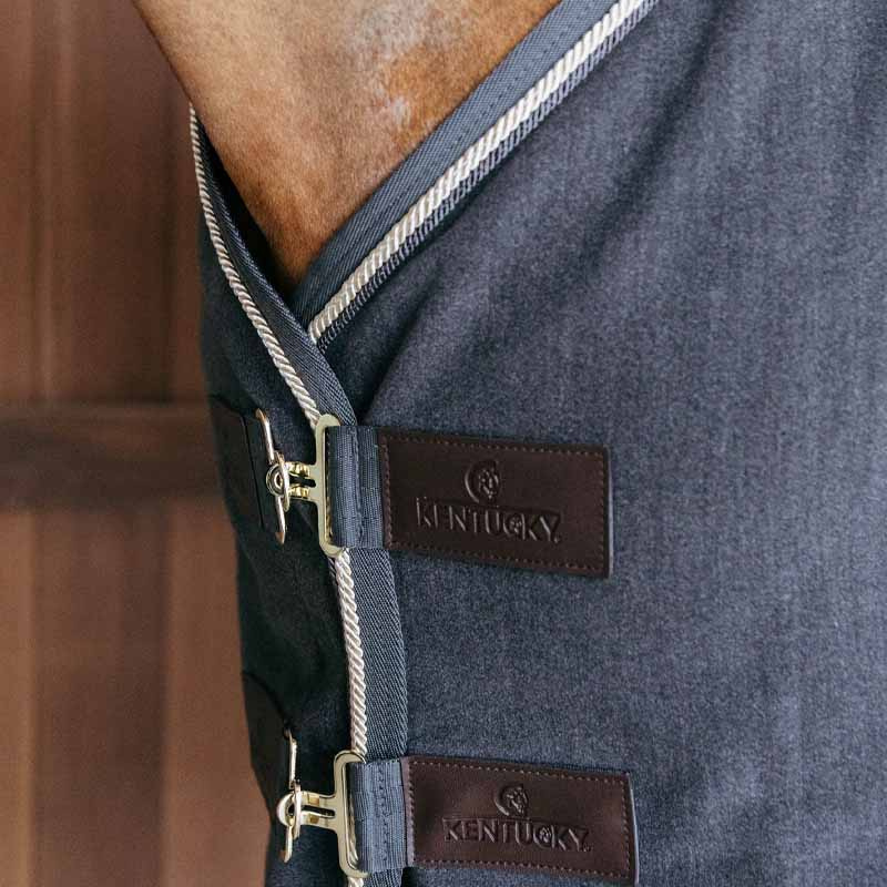 Fleece Rug Vegan Wool Grey