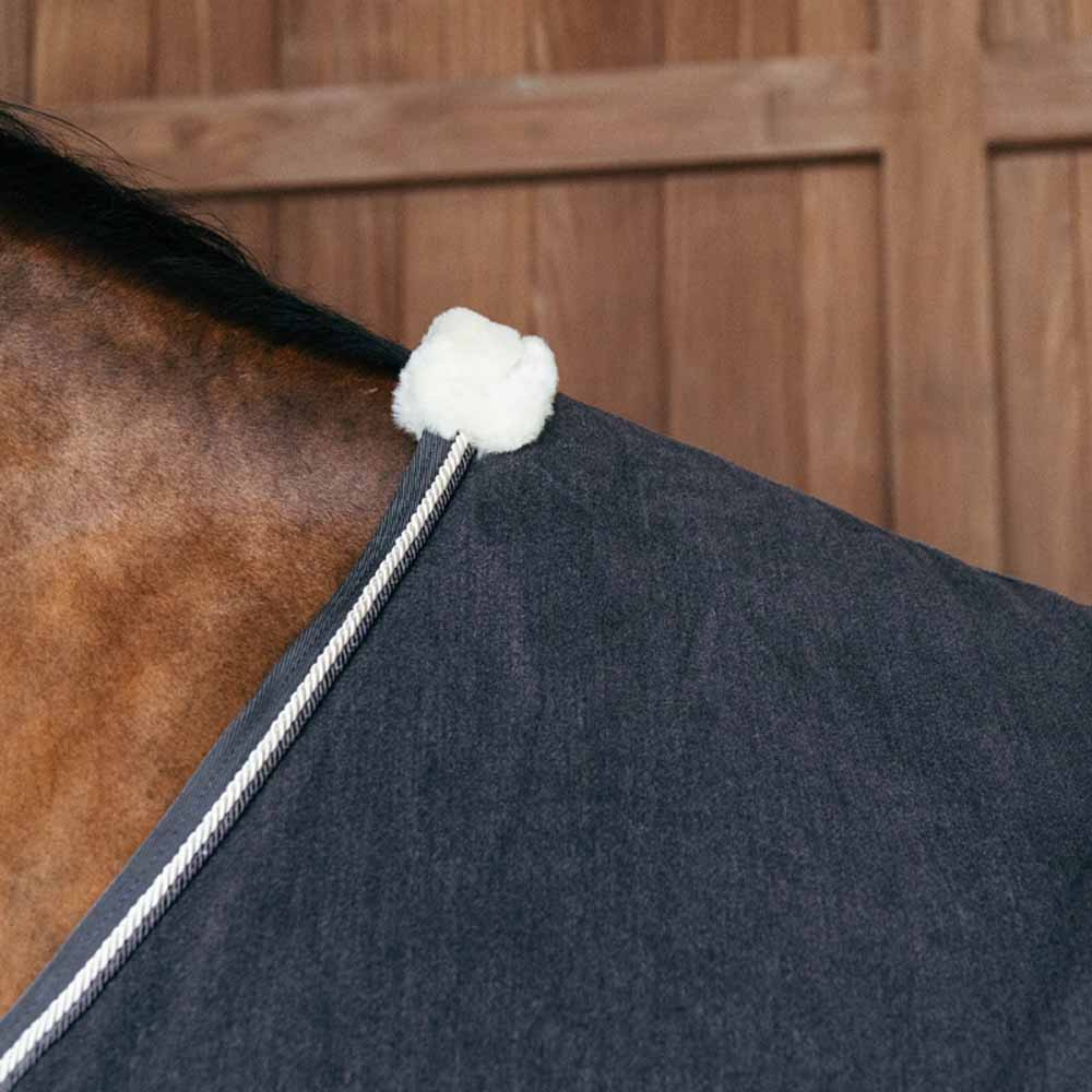 Fleece Rug Vegan Wool Grey