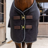 Fleece Rug Heavy Melange Black Fleece Rug Heavy Melange Black