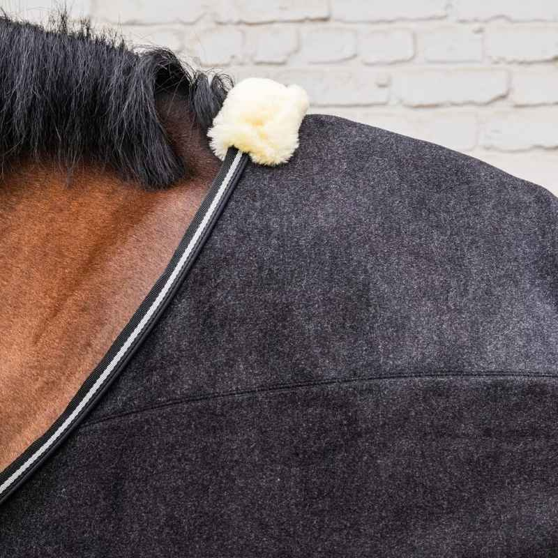 Fleece Rug Heavy Melange Black