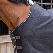 Fleece Rug Heavy Melange Black Fleece Rug Heavy Melange Black