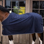 Fleece Rug Heavy Melange Navy Blue Fleece Rug Heavy Melange Navy Blue