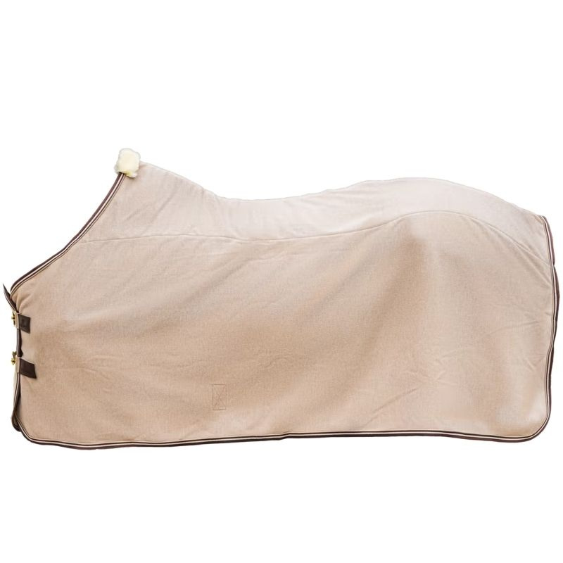 Fleece Rug Heavy Melange Beige