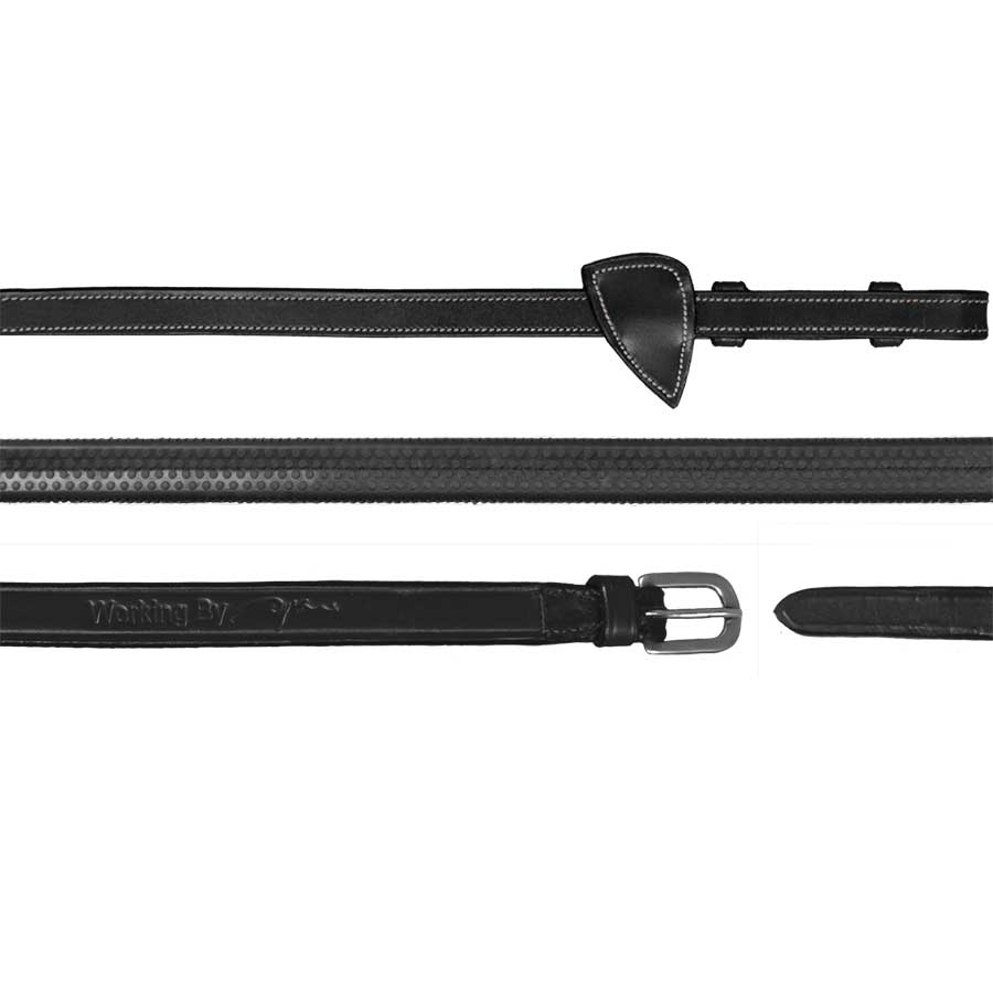 Rubber Reins 13mm WC Black