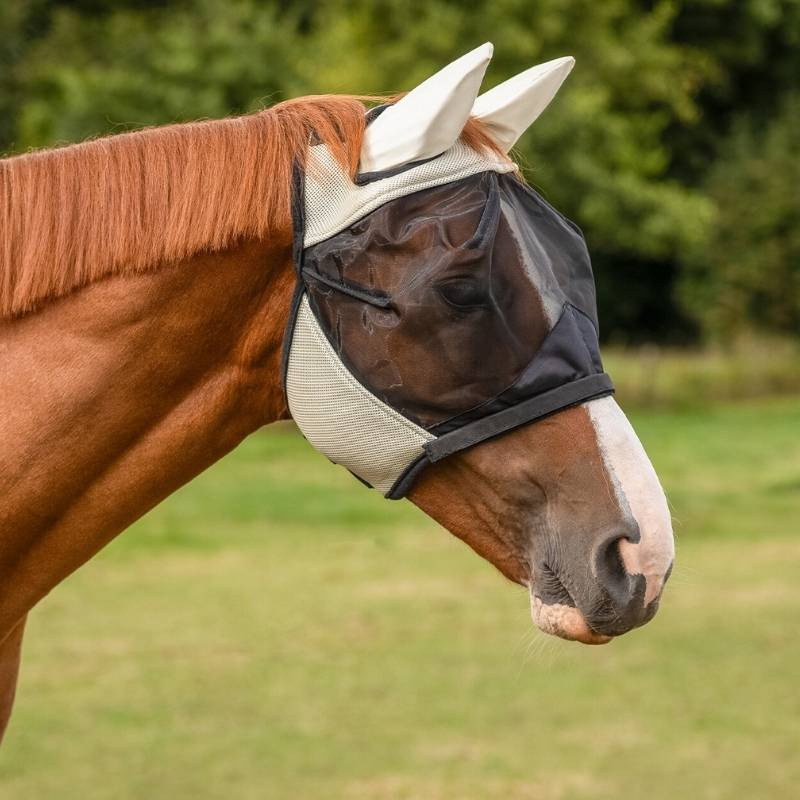 Fly Veil Detachable Nose Beige