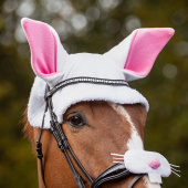 Ear Bonnet Rabbit Ears White/Pink Ear Bonnet Rabbit Ears White/Pink