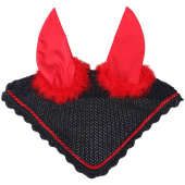 Ear Net Halloween Devil Red/Black Ear Net Halloween Devil Red/Black