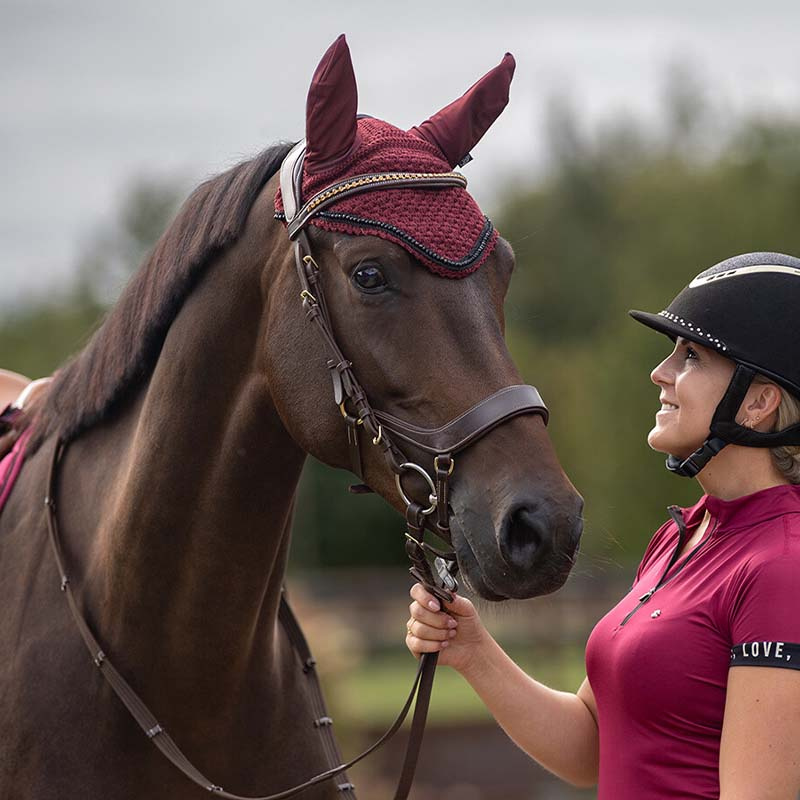 Ear Bonnet Astana Burgundy