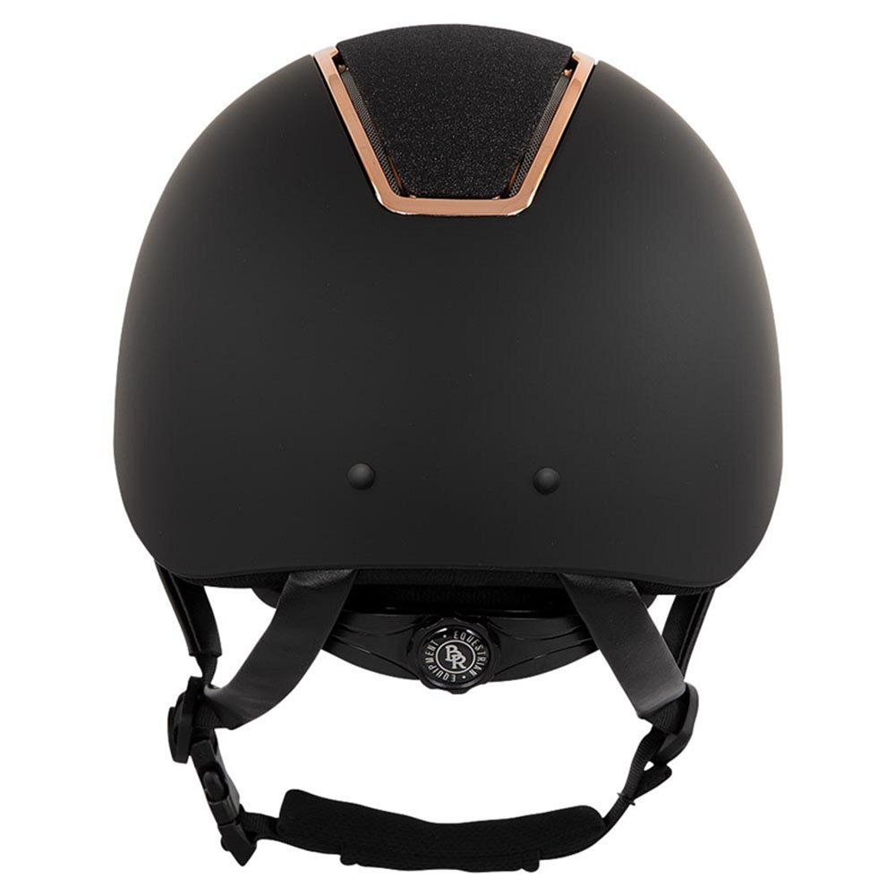 Riding Helmet Omega Painted Glitter Black/Rose Gold