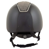 Riding Helmet Omega Glamourous Glossy Black/Gunmetal Riding Helmet Omega Glamourous Glossy Black/Gunmetal