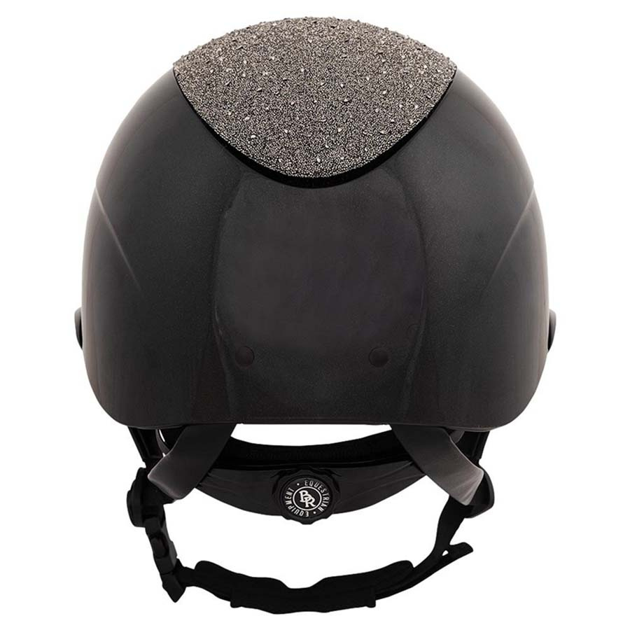 Riding Helmet Theta Glamourous Glossy Black/Gunmetal