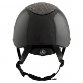 Riding Helmet Theta Plus Dazzling Glamourous Glossy Black/Gunmetal
