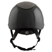Riding Helmet Theta Plus Dazzling Glamourous Glossy Black/Gunmetal Riding Helmet Theta Plus Dazzling Glamourous Glossy Black/Gunmetal