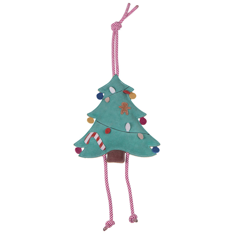 Horse Toy Christmas Tree in Suede Green