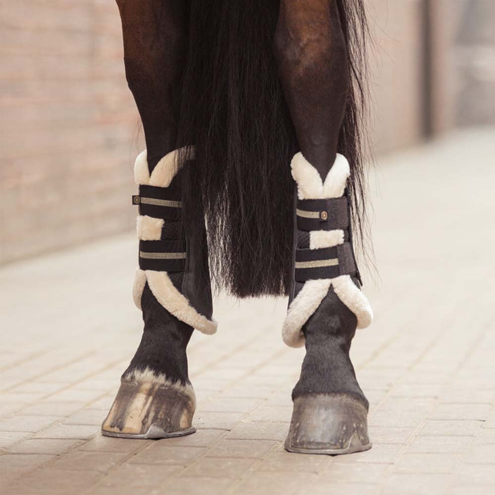 Brushing Boots Mesh Fauxfur Heritage Black