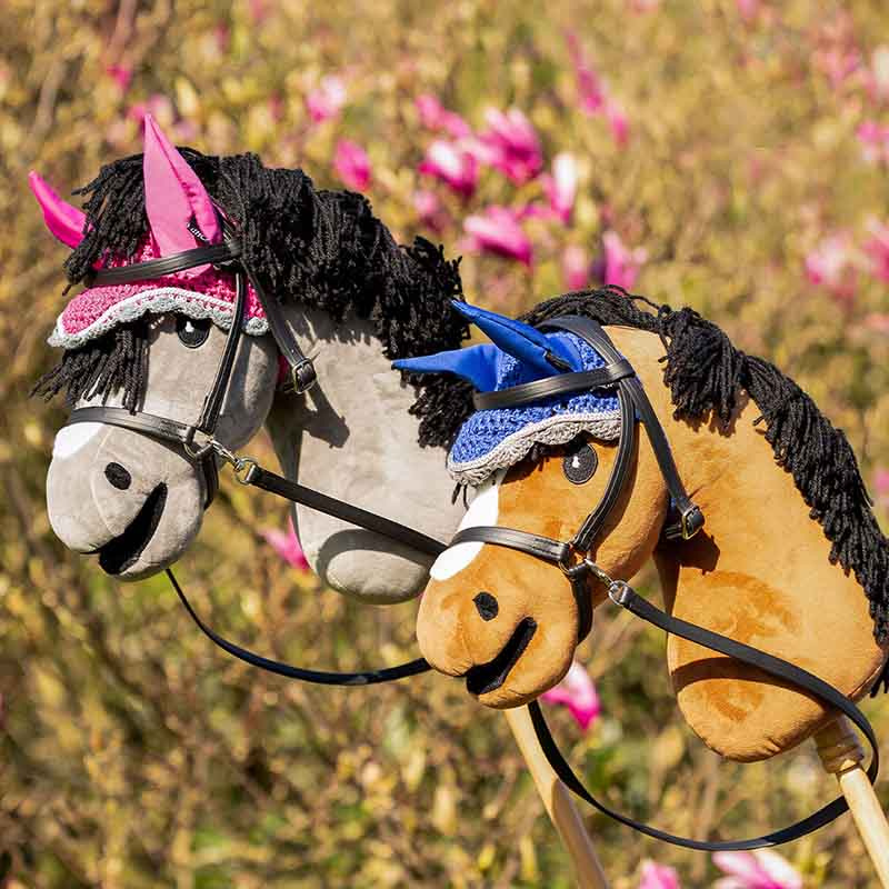 Bitless Bridle for Hobby Horse Black