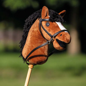 Bitless Bridle for Hobby Horse Black Bitless Bridle for Hobby Horse Black