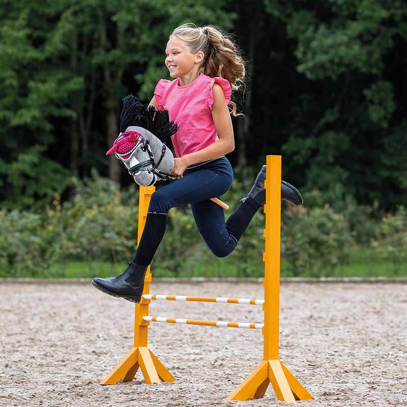 Ear Bonnet for Hobby Horse Pink