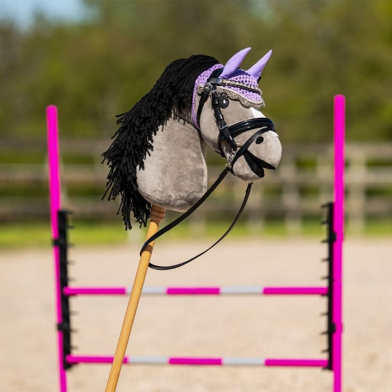 Ear Bonnet for Hobby Horse Purple