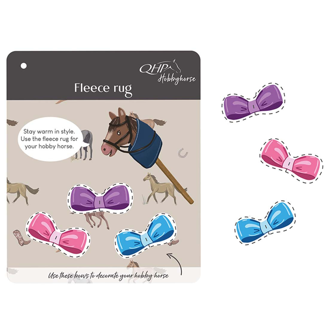 Fleece Rug for Hobby Horse Pink