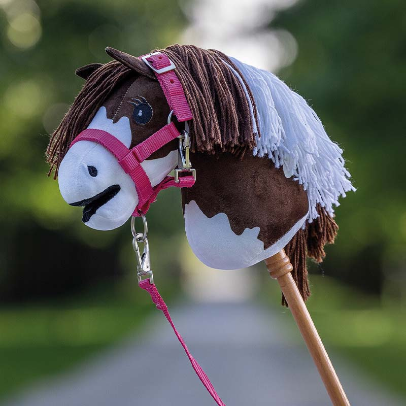 Halter and Lead Rope for Hobby Horse Pink
