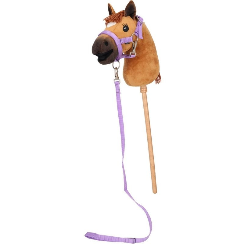 Halter and Lead Rope for Hobby Horse Purple
