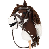 Bridle for Hobby Horse Luxury Stitched Dark Brown Bridle for Hobby Horse Luxury Stitched Dark Brown