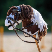Bridle for Hobby Horse Luxury Stitched Dark Brown Bridle for Hobby Horse Luxury Stitched Dark Brown