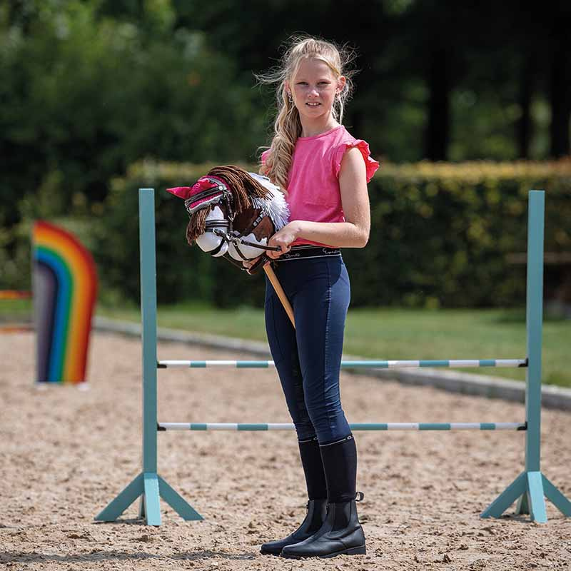 Bridle for Hobby Horse Luxury Stitched Dark Brown