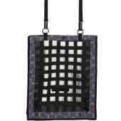 Hay Bag Slowfeeder Turnout Bows Black Hay Bag Slowfeeder Turnout Bows Black