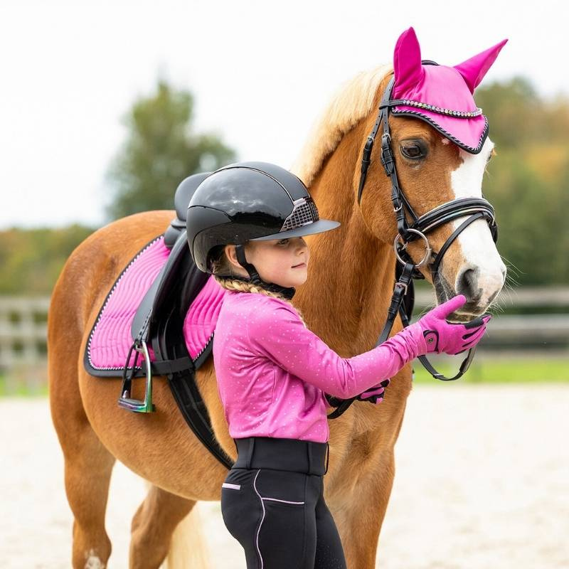 Ear Bonnet Isalyn Pink