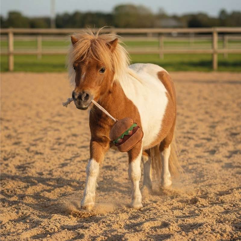 Horse Toy Snackcounter Hamburger