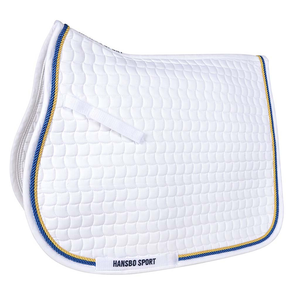 Allround Saddle Pad Club White/Blue/Yellow