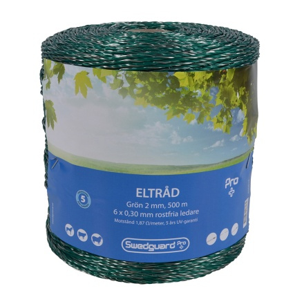 Electric Wire 2mm Green 500m