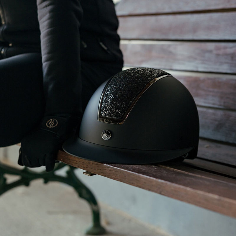 Riding Helmet HS Vision Silhouette Black