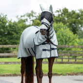 Fly Rug with Detachable Neck and Ear Bonnet Grey Fly Rug with Detachable Neck and Ear Bonnet Grey