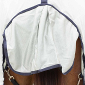 Fly Rug with Detachable Neck and Ear Bonnet Grey Fly Rug with Detachable Neck and Ear Bonnet Grey