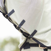 Fly Rug with Detachable Neck and Ear Bonnet Grey Fly Rug with Detachable Neck and Ear Bonnet Grey