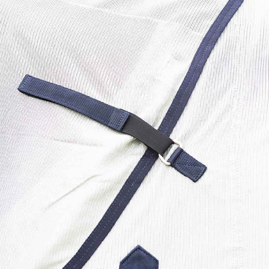 Fly Rug with Detachable Neck and Ear Bonnet Grey