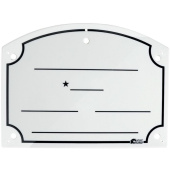 Stable Door Nameplate 20x27cm Silver Stable Door Nameplate 20x27cm Silver