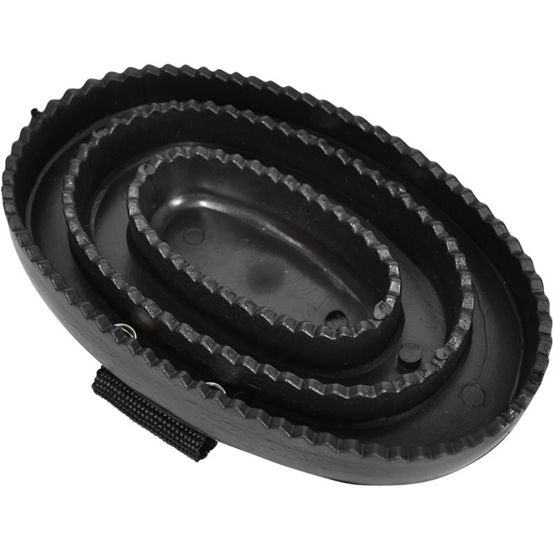 Curry Comb HS Plastic Black