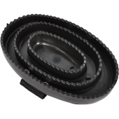 Curry Comb HS Plastic Black Curry Comb HS Plastic Black