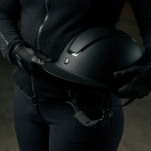 Riding Helmet HS Vision Shadow Chrome Black Riding Helmet HS Vision Shadow Chrome Black