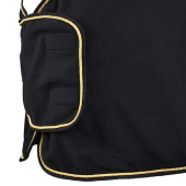 Fleece Rug HS Platta Black/Gold Fleece Rug HS Platta Black/Gold